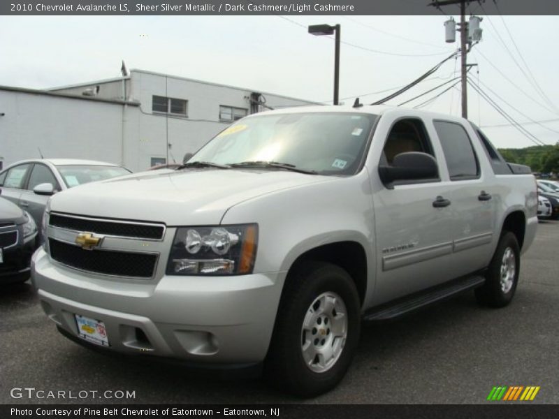 Sheer Silver Metallic / Dark Cashmere/Light Cashmere 2010 Chevrolet Avalanche LS