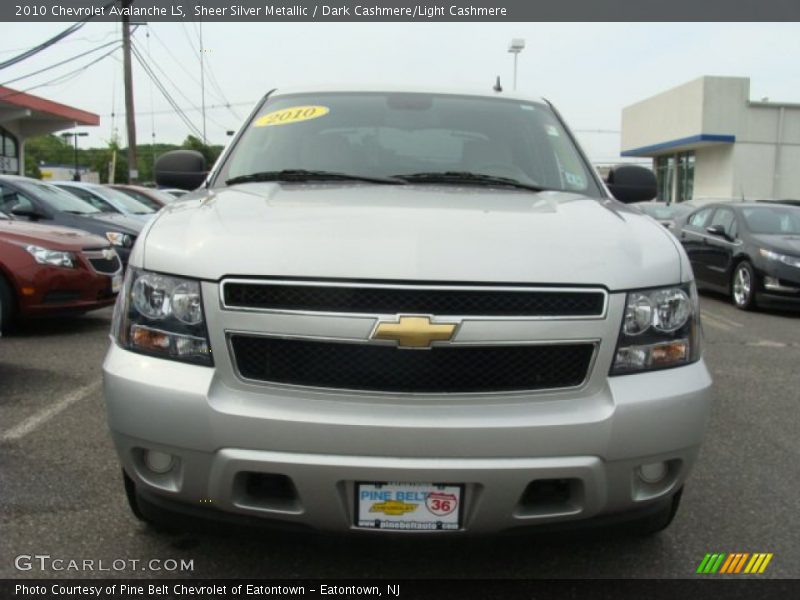 Sheer Silver Metallic / Dark Cashmere/Light Cashmere 2010 Chevrolet Avalanche LS
