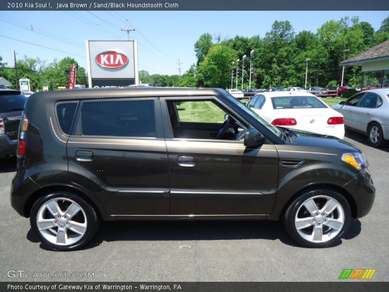 Java Brown / Sand/Black Houndstooth Cloth 2010 Kia Soul !