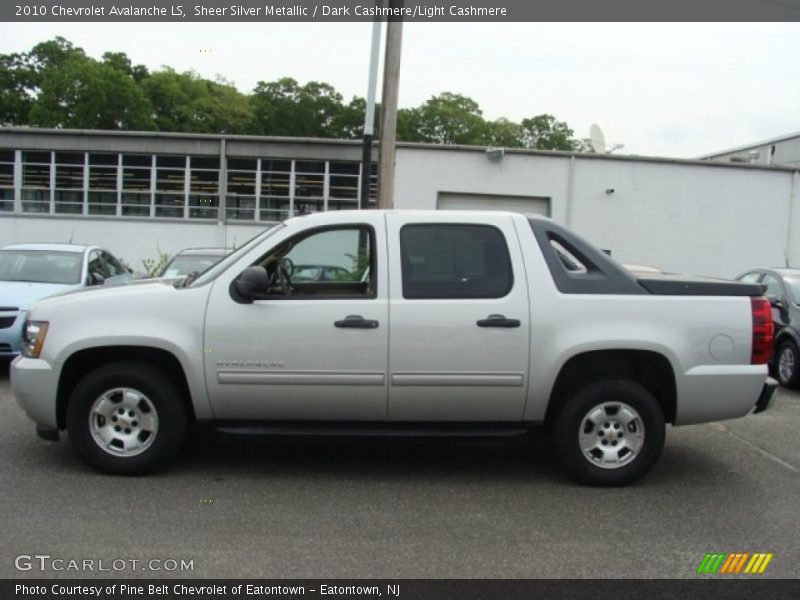 Sheer Silver Metallic / Dark Cashmere/Light Cashmere 2010 Chevrolet Avalanche LS