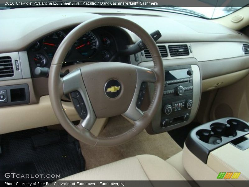 Sheer Silver Metallic / Dark Cashmere/Light Cashmere 2010 Chevrolet Avalanche LS