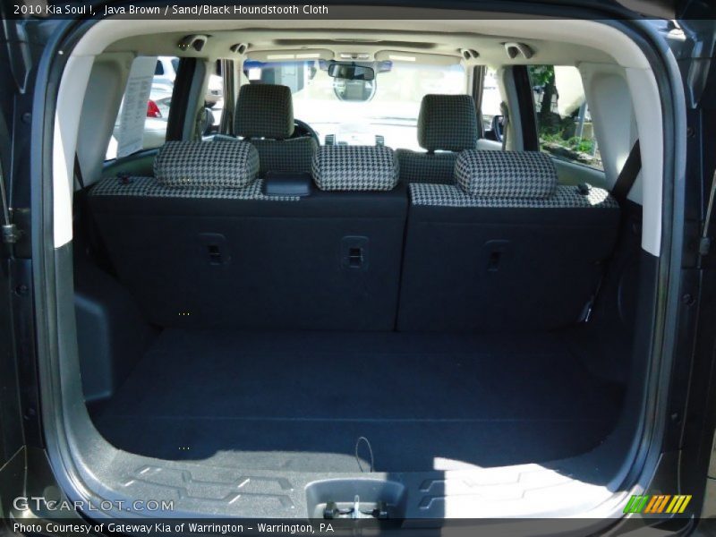 Java Brown / Sand/Black Houndstooth Cloth 2010 Kia Soul !