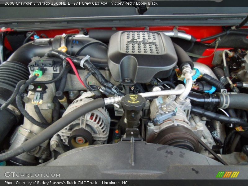 Victory Red / Ebony Black 2008 Chevrolet Silverado 2500HD LT Z71 Crew Cab 4x4