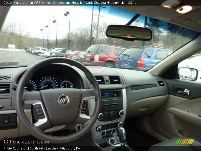 Smokestone Metallic / Dark Charcoal/Medium Light Stone 2010 Mercury Milan V6 Premier