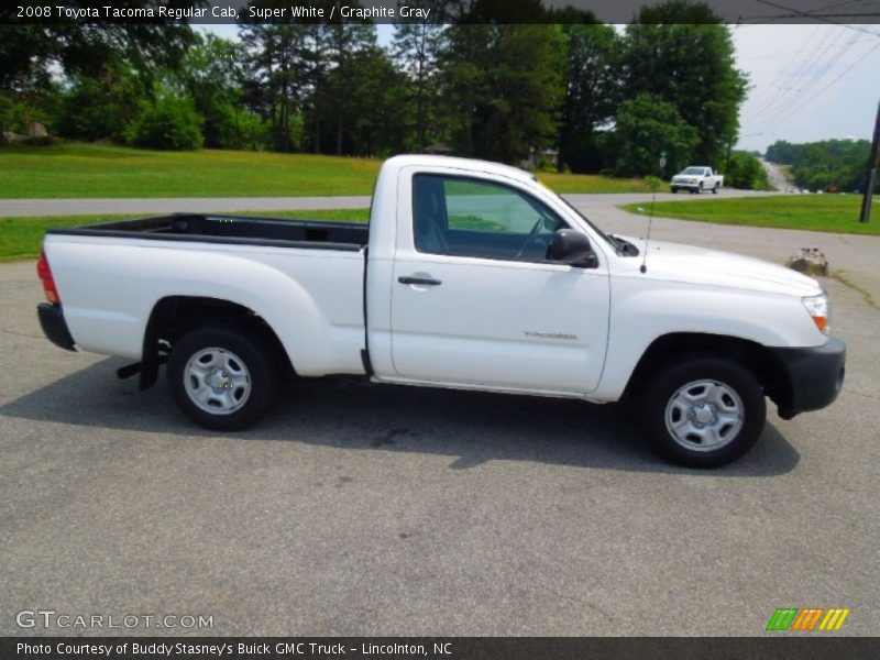 Super White / Graphite Gray 2008 Toyota Tacoma Regular Cab
