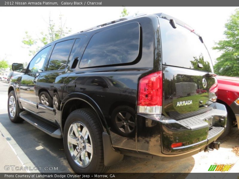 Galaxy Black / Charcoal 2012 Nissan Armada Platinum
