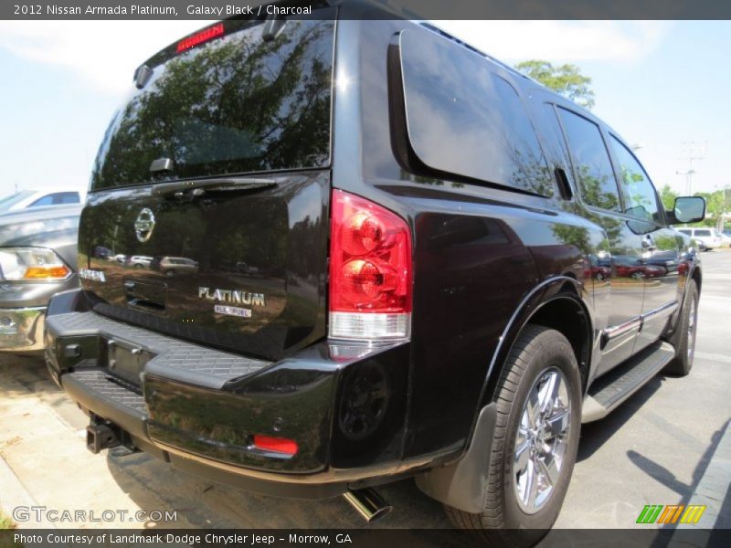 Galaxy Black / Charcoal 2012 Nissan Armada Platinum
