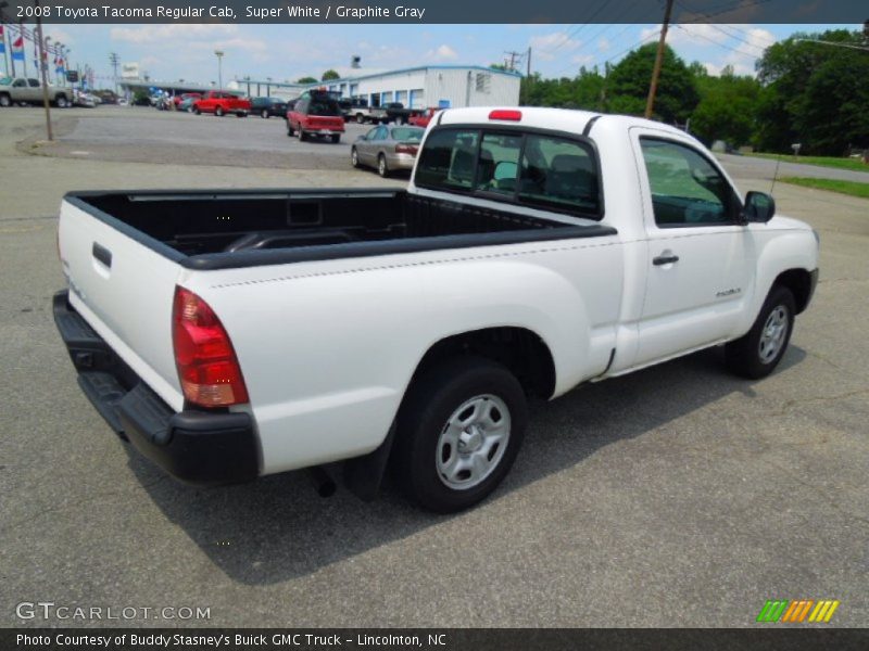 Super White / Graphite Gray 2008 Toyota Tacoma Regular Cab