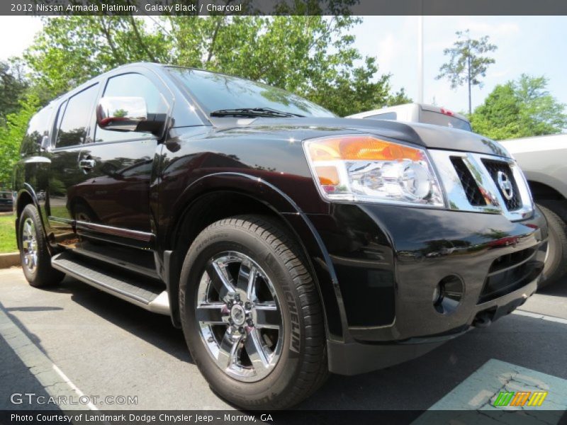 Galaxy Black / Charcoal 2012 Nissan Armada Platinum