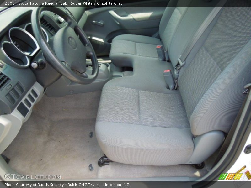 Super White / Graphite Gray 2008 Toyota Tacoma Regular Cab