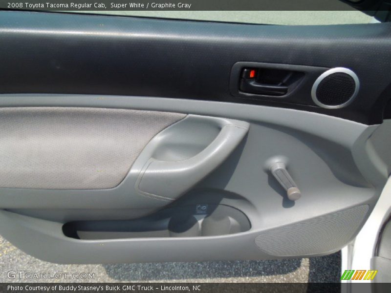 Super White / Graphite Gray 2008 Toyota Tacoma Regular Cab
