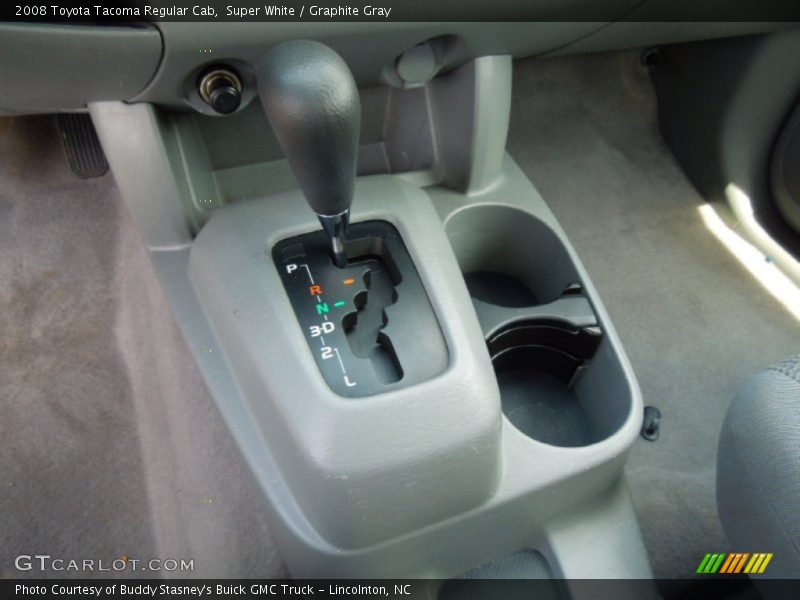 Super White / Graphite Gray 2008 Toyota Tacoma Regular Cab