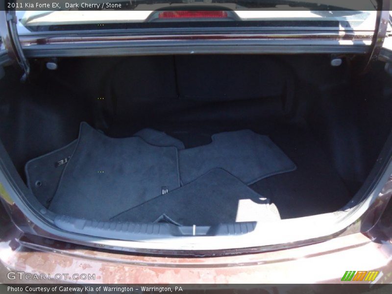 Dark Cherry / Stone 2011 Kia Forte EX