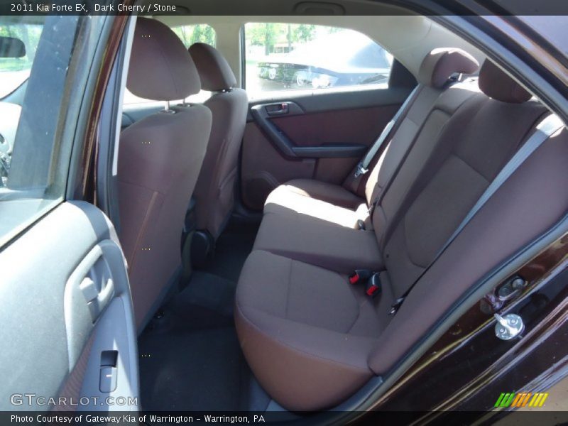 Dark Cherry / Stone 2011 Kia Forte EX