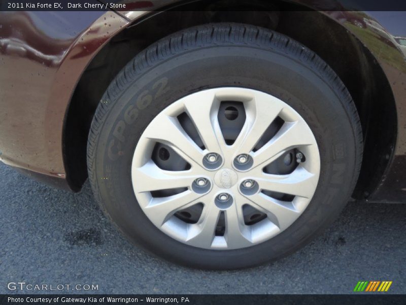 Dark Cherry / Stone 2011 Kia Forte EX