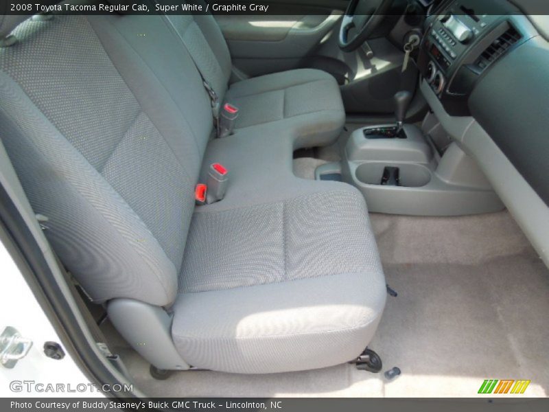 Super White / Graphite Gray 2008 Toyota Tacoma Regular Cab