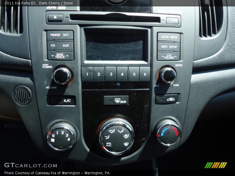 Dark Cherry / Stone 2011 Kia Forte EX