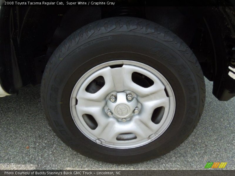 Super White / Graphite Gray 2008 Toyota Tacoma Regular Cab