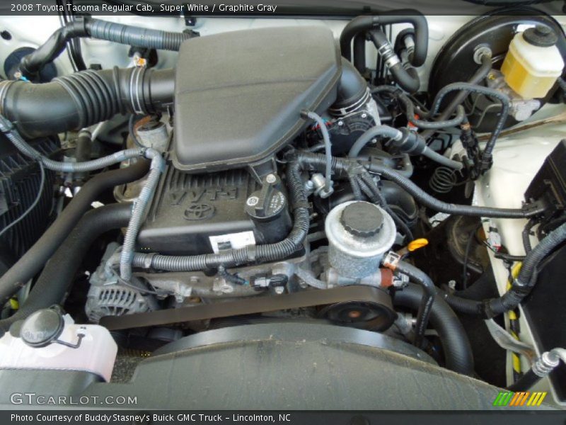 Super White / Graphite Gray 2008 Toyota Tacoma Regular Cab