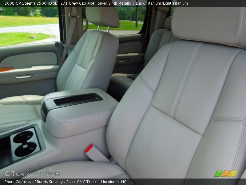 Silver Birch Metallic / Dark Titanium/Light Titanium 2008 GMC Sierra 2500HD SLT Z71 Crew Cab 4x4