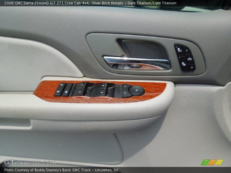 Silver Birch Metallic / Dark Titanium/Light Titanium 2008 GMC Sierra 2500HD SLT Z71 Crew Cab 4x4