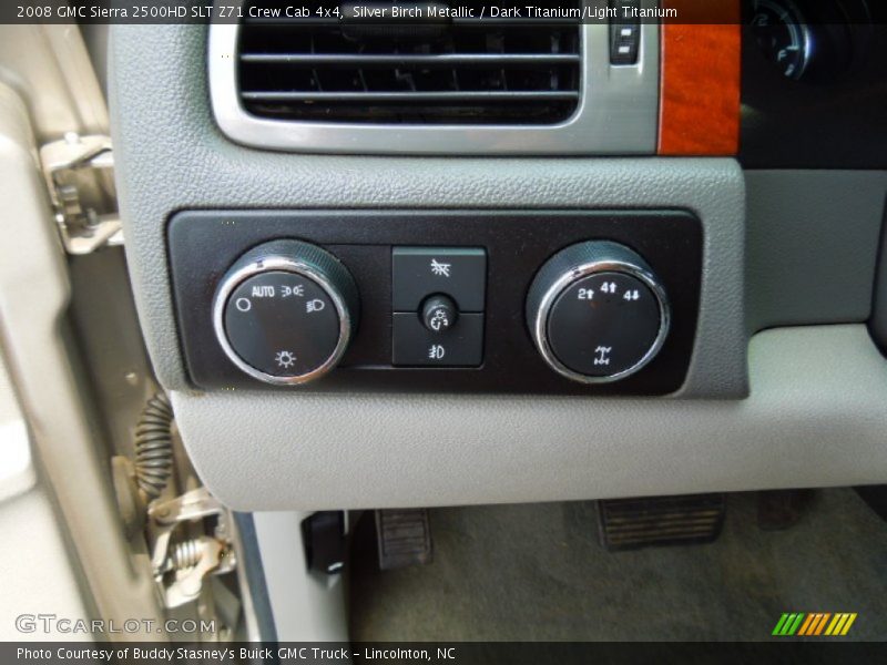 Silver Birch Metallic / Dark Titanium/Light Titanium 2008 GMC Sierra 2500HD SLT Z71 Crew Cab 4x4