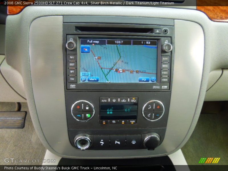 Silver Birch Metallic / Dark Titanium/Light Titanium 2008 GMC Sierra 2500HD SLT Z71 Crew Cab 4x4