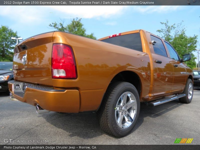 Tequila Sunrise Pearl / Dark Slate Gray/Medium Graystone 2012 Dodge Ram 1500 Express Crew Cab