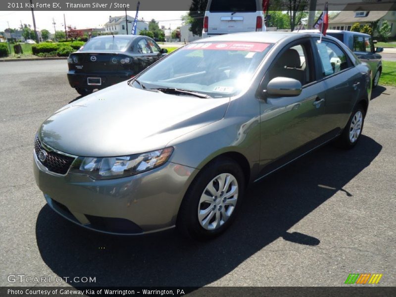 Titanium Silver / Stone 2011 Kia Forte EX