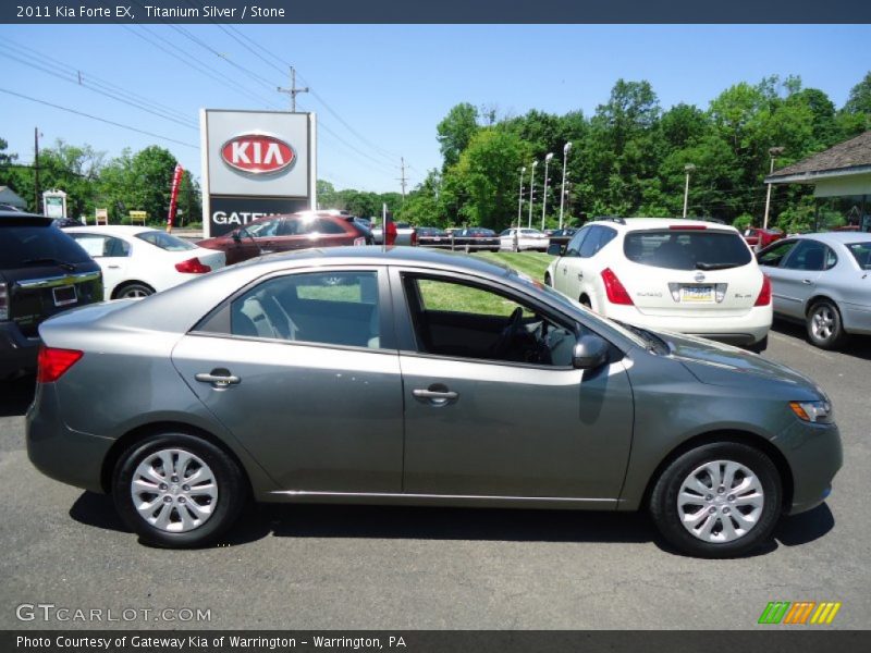 Titanium Silver / Stone 2011 Kia Forte EX