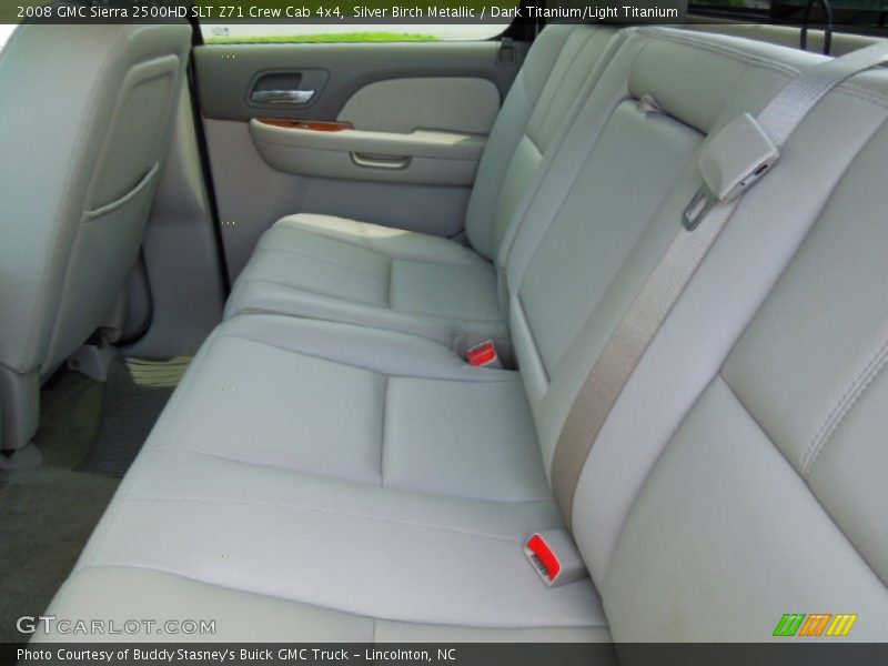 Silver Birch Metallic / Dark Titanium/Light Titanium 2008 GMC Sierra 2500HD SLT Z71 Crew Cab 4x4
