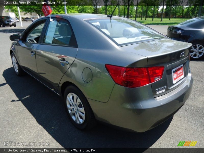 Titanium Silver / Stone 2011 Kia Forte EX