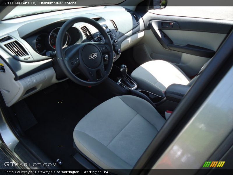 Titanium Silver / Stone 2011 Kia Forte EX