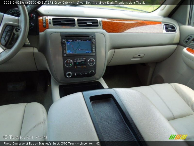 Silver Birch Metallic / Dark Titanium/Light Titanium 2008 GMC Sierra 2500HD SLT Z71 Crew Cab 4x4