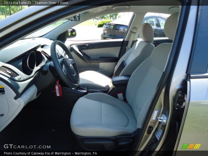 Titanium Silver / Stone 2011 Kia Forte EX