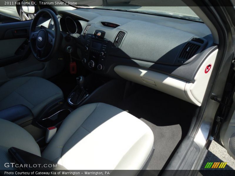 Titanium Silver / Stone 2011 Kia Forte EX