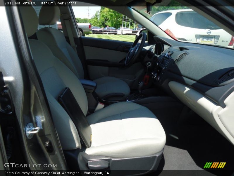 Titanium Silver / Stone 2011 Kia Forte EX