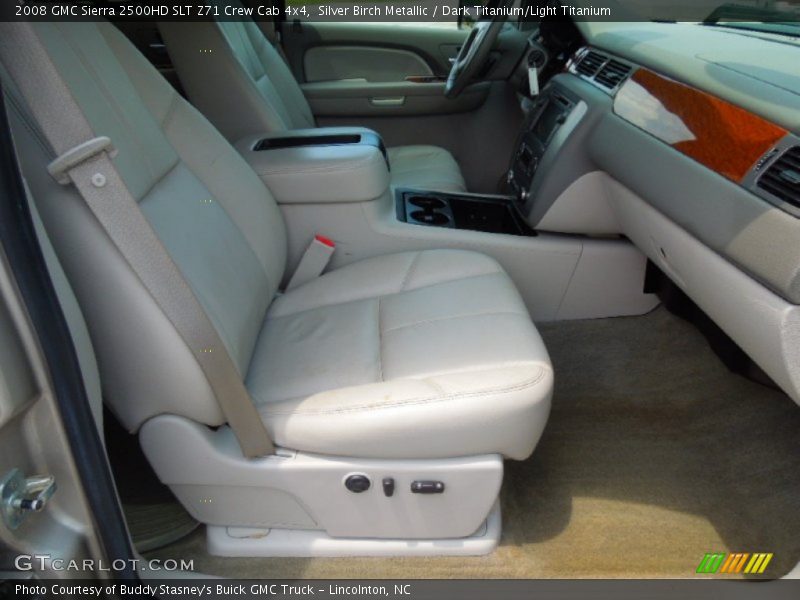 Silver Birch Metallic / Dark Titanium/Light Titanium 2008 GMC Sierra 2500HD SLT Z71 Crew Cab 4x4