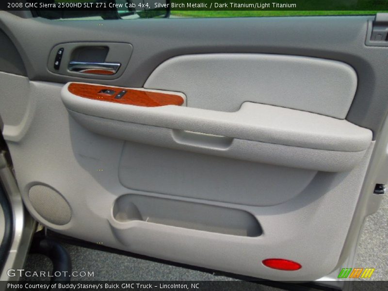 Silver Birch Metallic / Dark Titanium/Light Titanium 2008 GMC Sierra 2500HD SLT Z71 Crew Cab 4x4