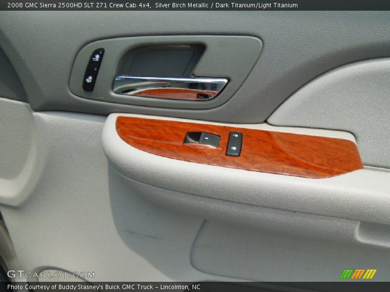 Silver Birch Metallic / Dark Titanium/Light Titanium 2008 GMC Sierra 2500HD SLT Z71 Crew Cab 4x4