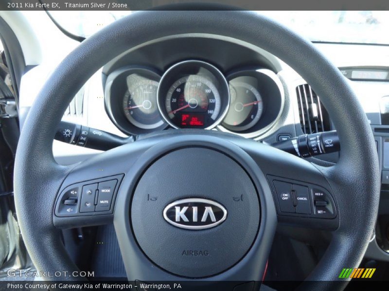 Titanium Silver / Stone 2011 Kia Forte EX