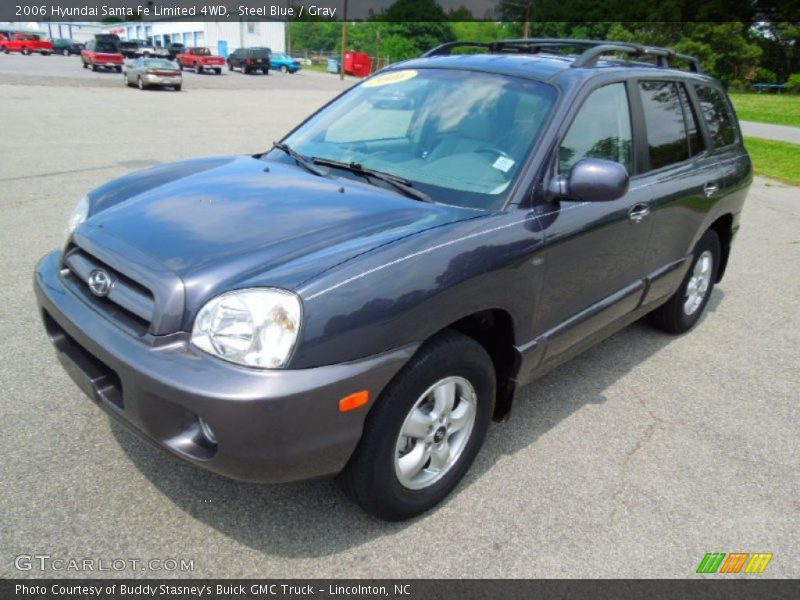 Steel Blue / Gray 2006 Hyundai Santa Fe Limited 4WD