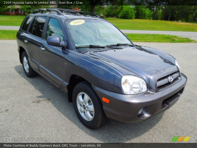Steel Blue / Gray 2006 Hyundai Santa Fe Limited 4WD