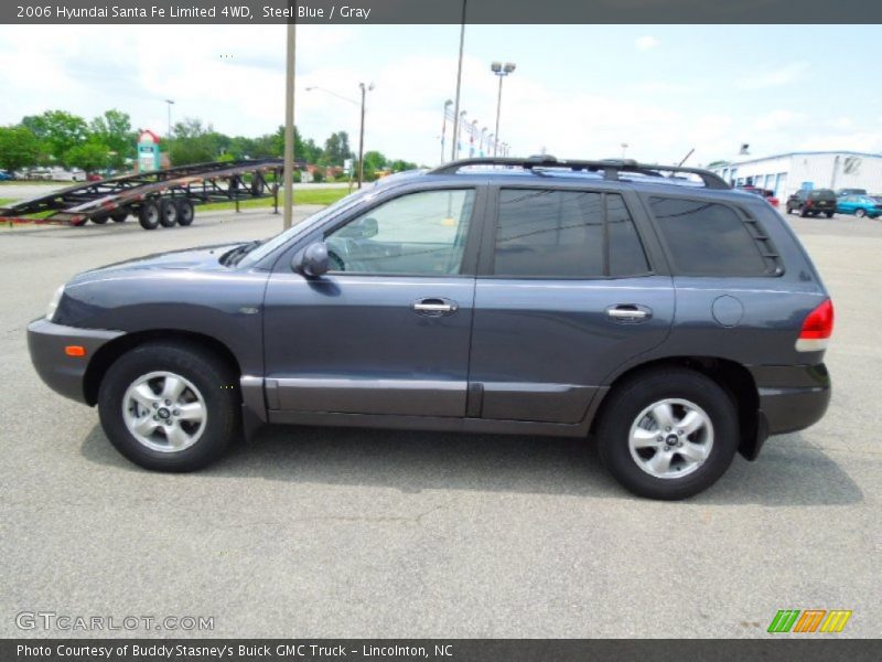 Steel Blue / Gray 2006 Hyundai Santa Fe Limited 4WD