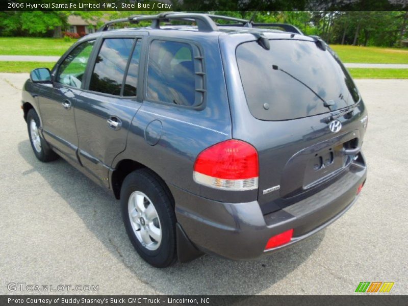 Steel Blue / Gray 2006 Hyundai Santa Fe Limited 4WD