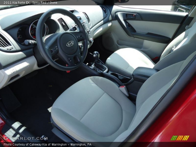 Spicy Red / Stone 2011 Kia Forte EX