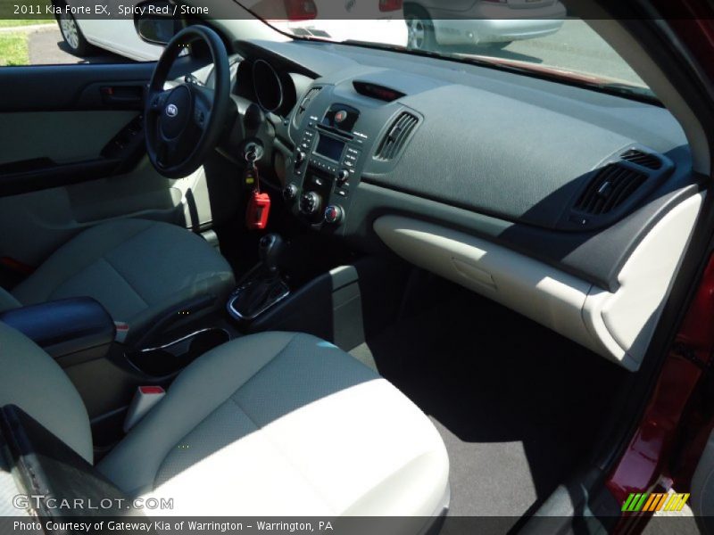 Spicy Red / Stone 2011 Kia Forte EX