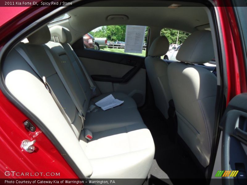 Spicy Red / Stone 2011 Kia Forte EX