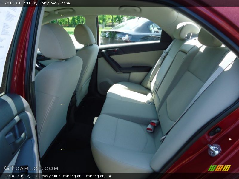 Spicy Red / Stone 2011 Kia Forte EX