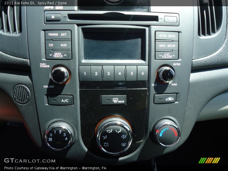 Spicy Red / Stone 2011 Kia Forte EX